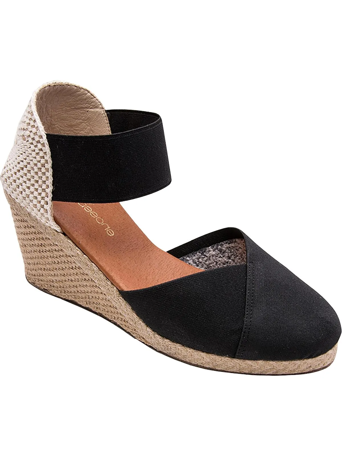 ` Womens Espadrille Round Toe Wedge Sandals