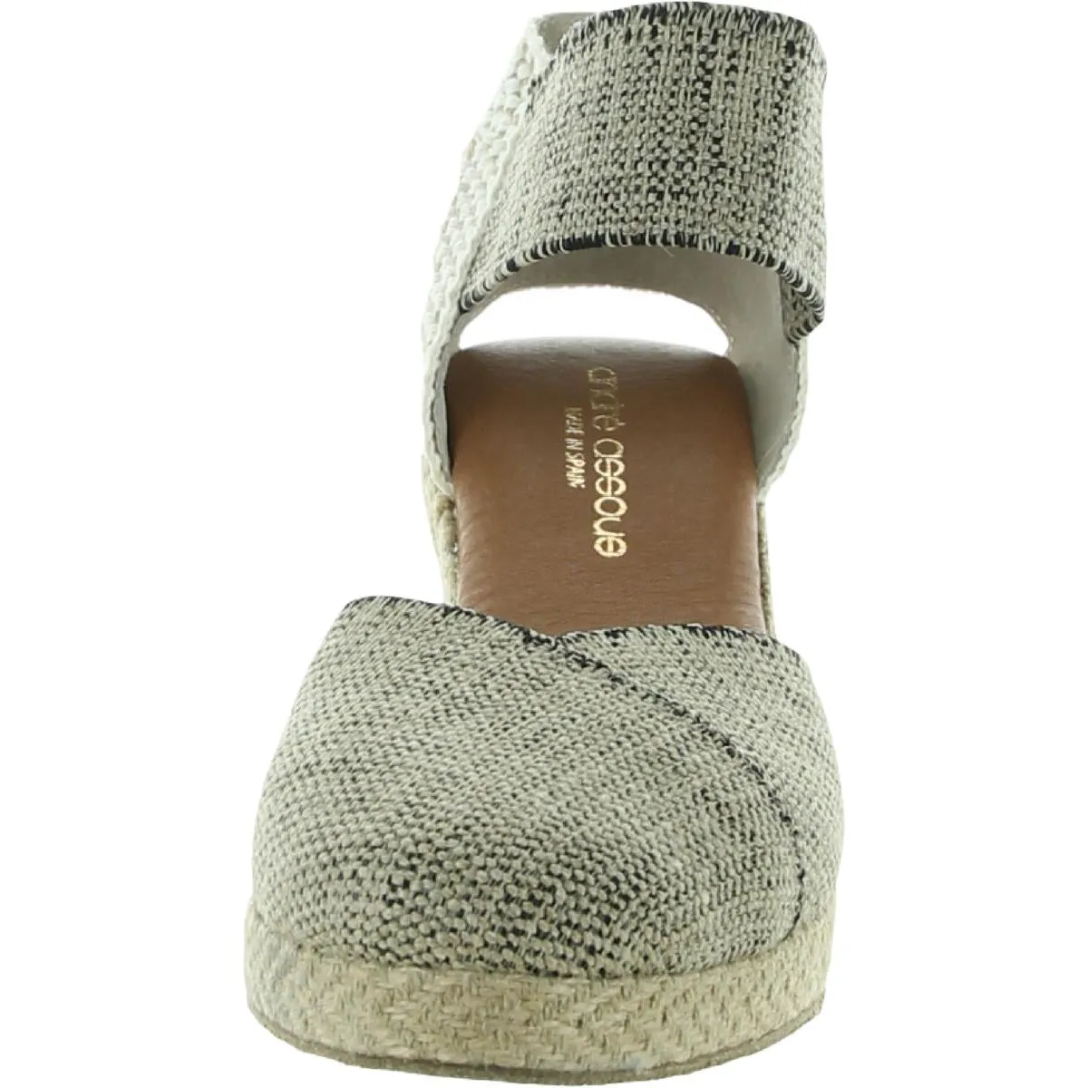 ` Womens Espadrille Round Toe Wedge Sandals