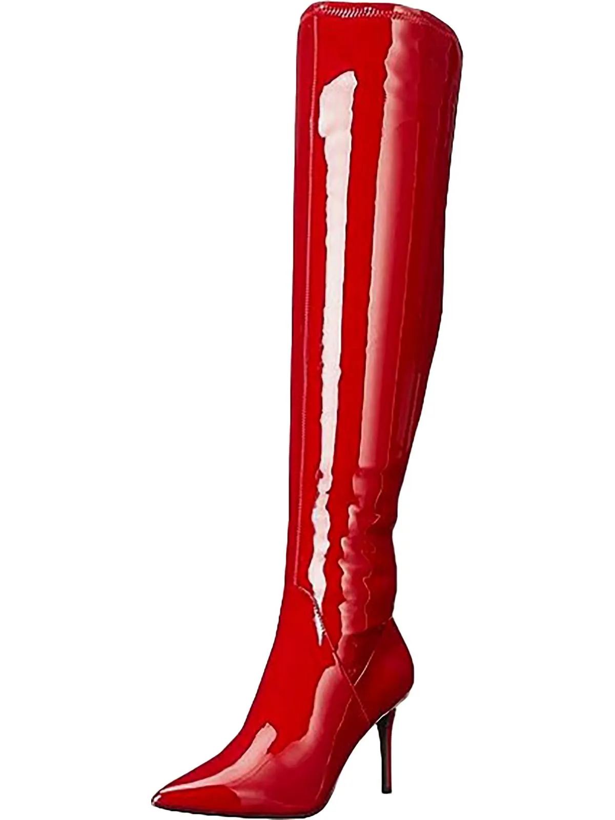 Abrine Womens Solid Pull On Over-The-Knee Boots