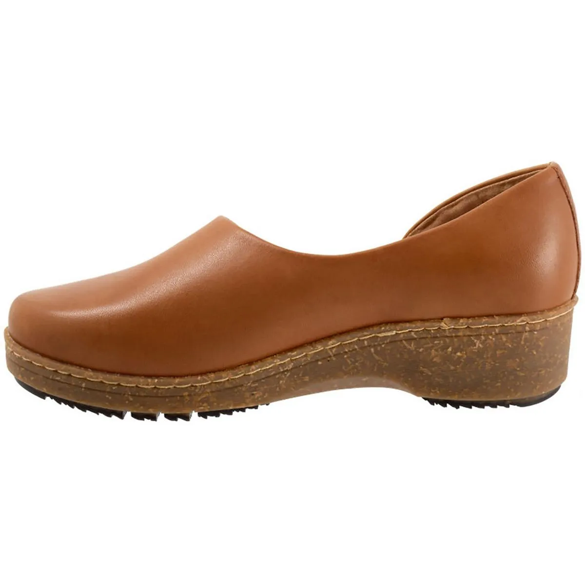 Addie Womens Leather D'Orsay Clogs