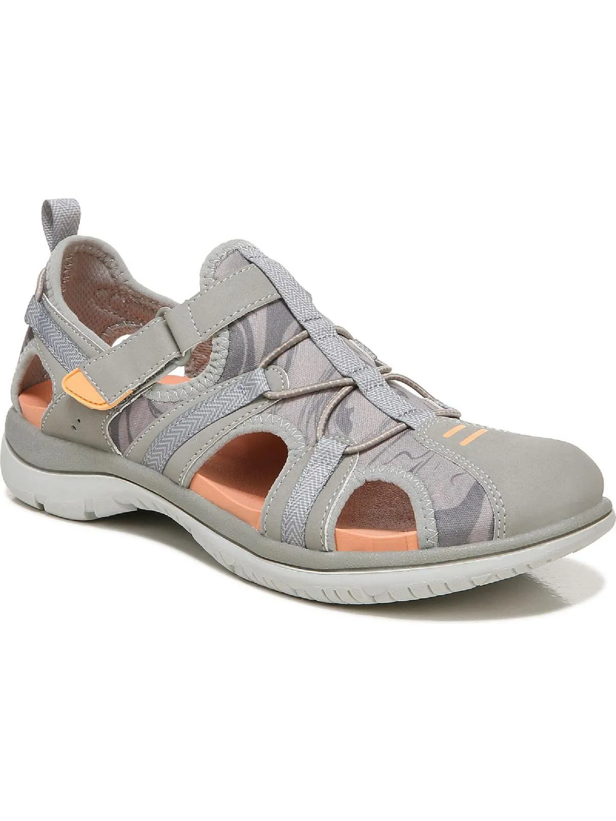 Adelle Trek Womens Faux Leather Ankle Strap Sport Sandals