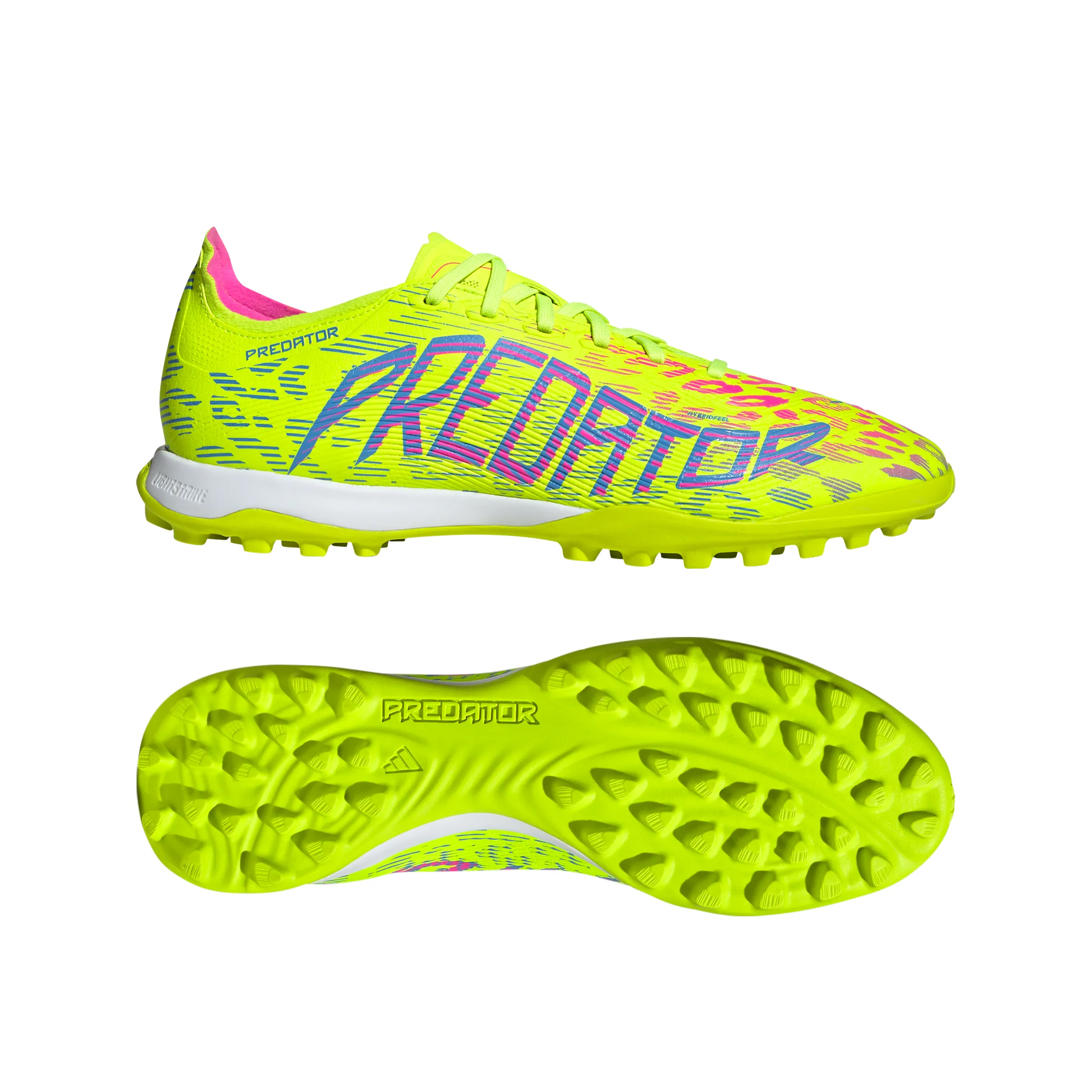 adidas Predator League TF Turf Soccer Shoes - Luclem/ Blufus/ LucPnk