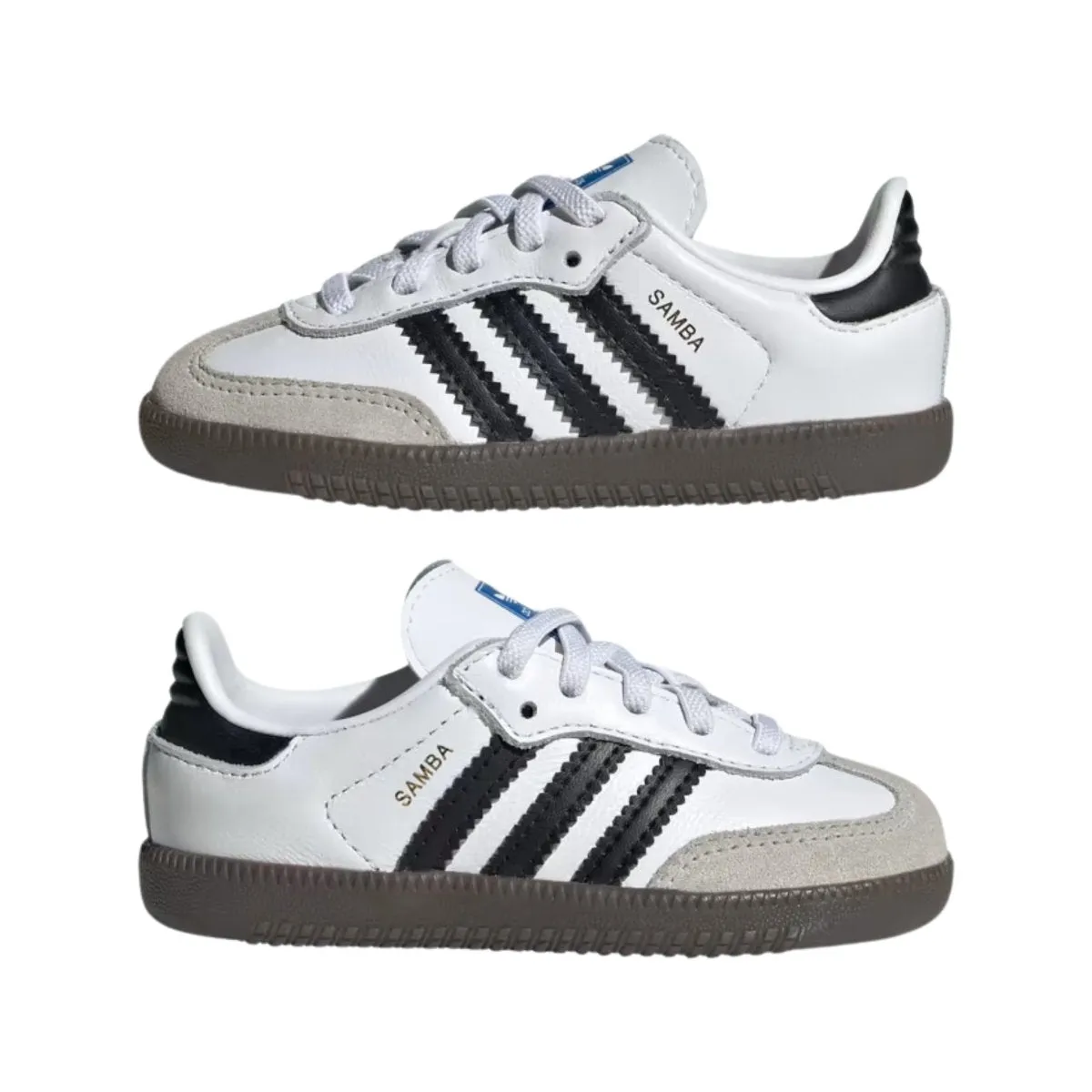 Adidas Toddler's Samba OG Cloud White/Core Black/Gum Adidas Shoes