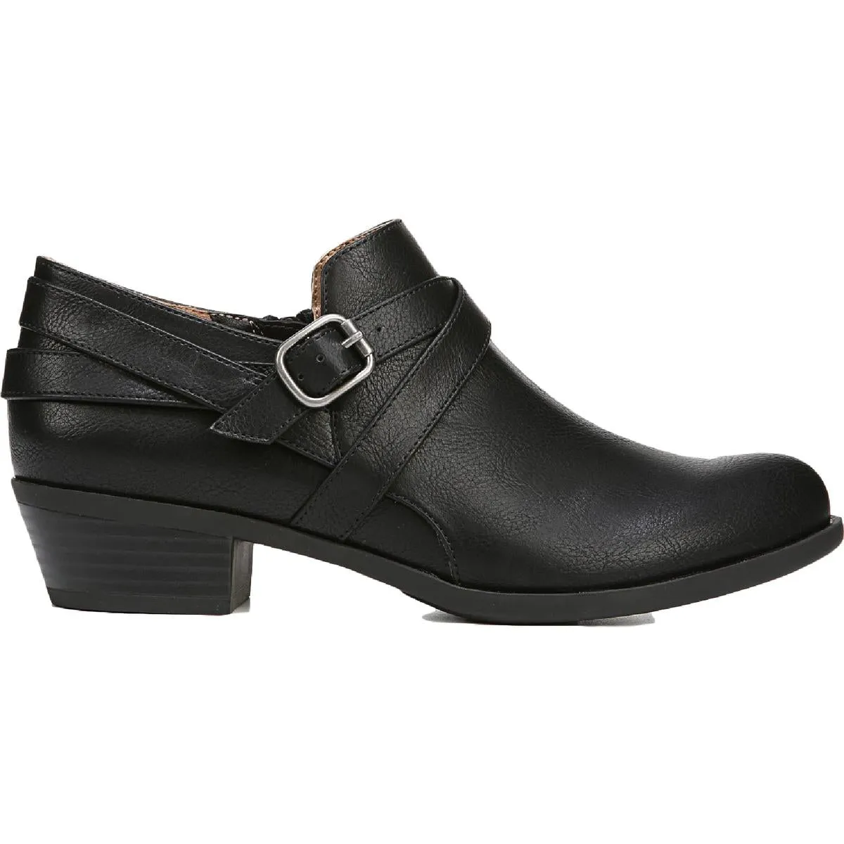 Adley Womens Padded Insole Stacked Heel Clogs