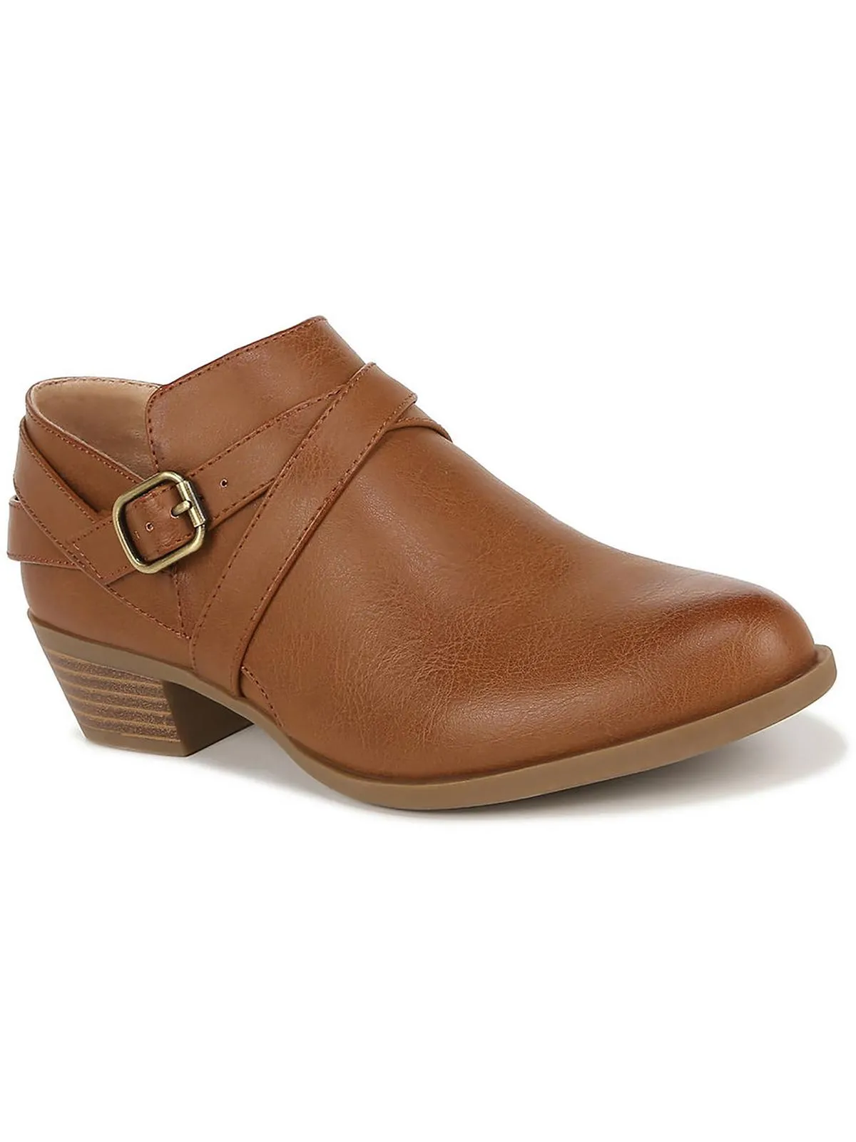 Adley Womens Padded Insole Stacked Heel Clogs