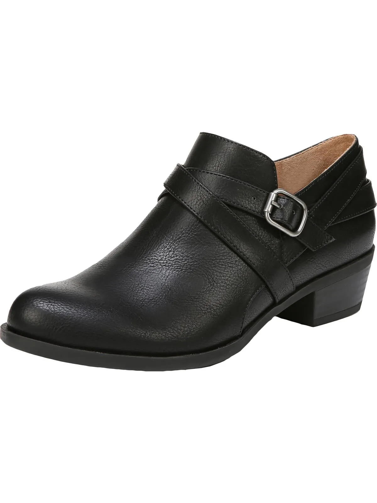 Adley Womens Padded Insole Stacked Heel Clogs