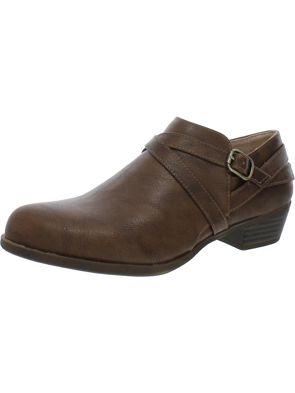 Adley Womens Padded Insole Stacked Heel Clogs