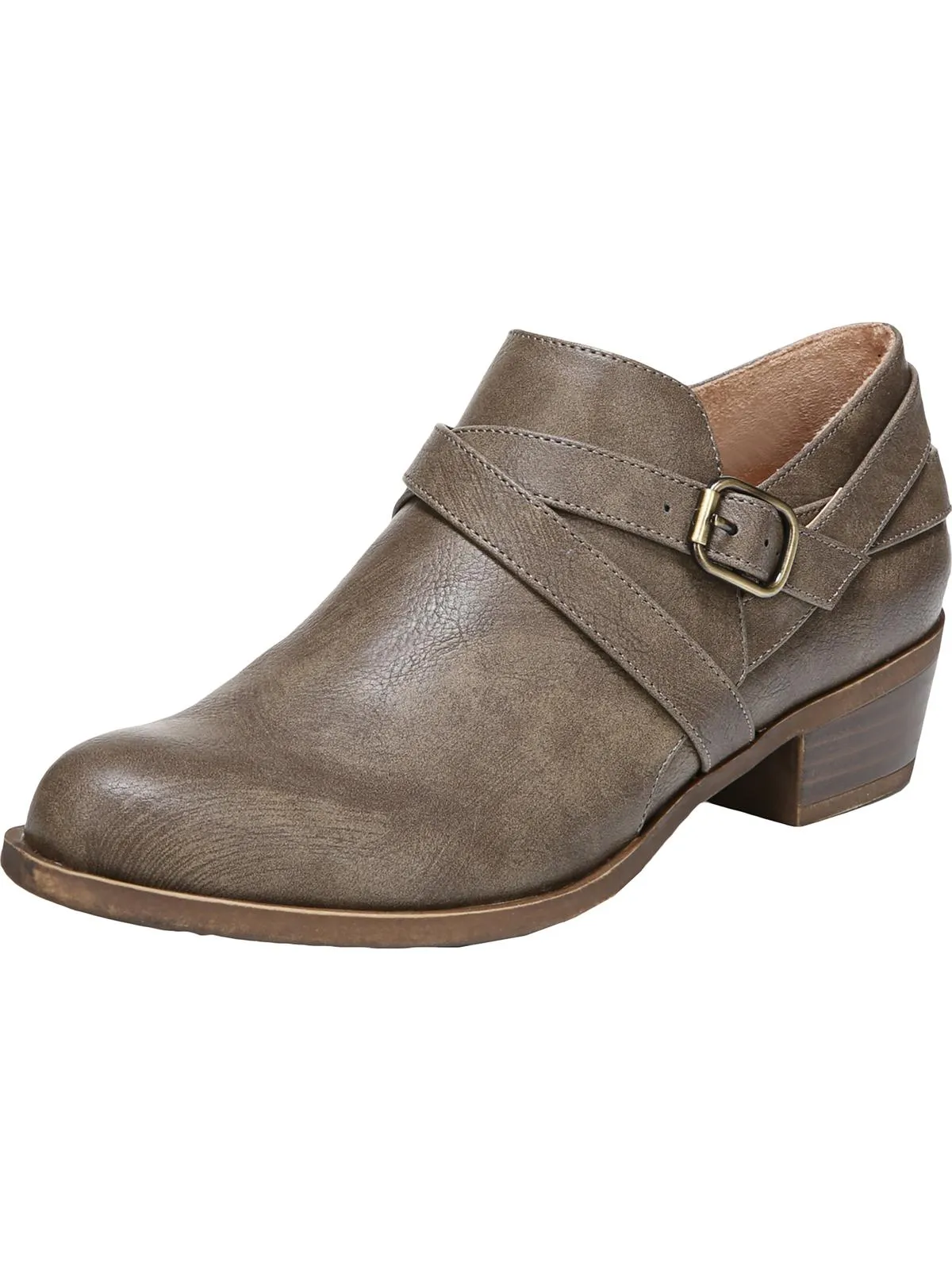 Adley Womens Padded Insole Stacked Heel Clogs