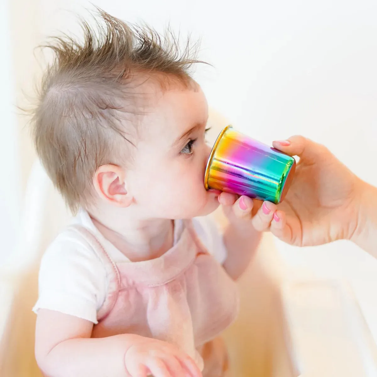 Ahimsa Stainless Steel Starting Solids Infant Set - Rainbow