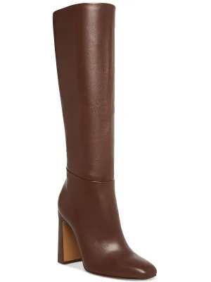 Ally  Womens Leather Knee-High Boots