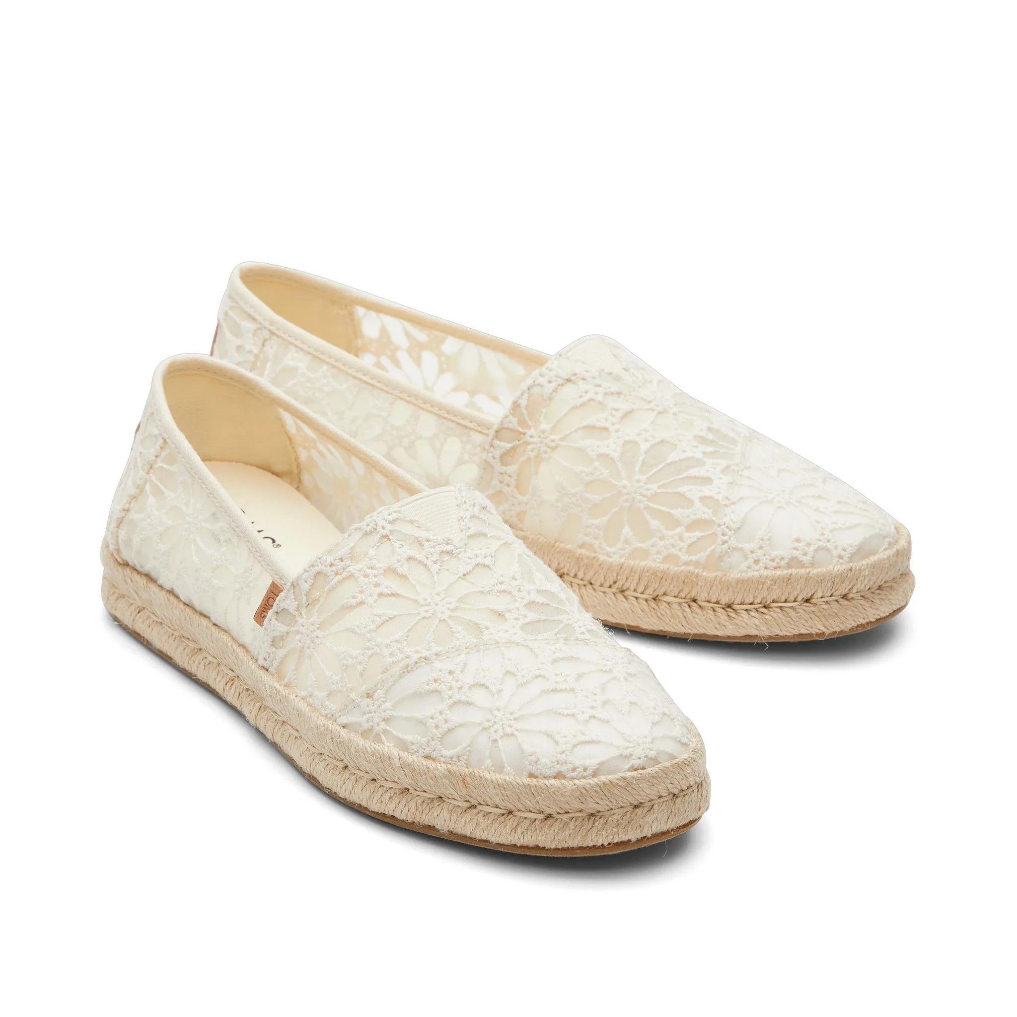 Alpargata Rope 2.0 Natural Floral Lace Espadrille