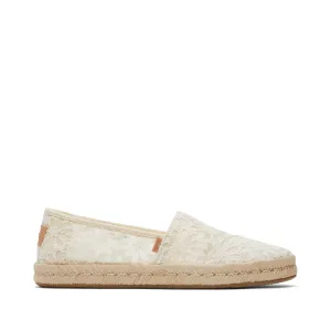 Alpargata Rope 2.0 Natural Floral Lace Espadrille