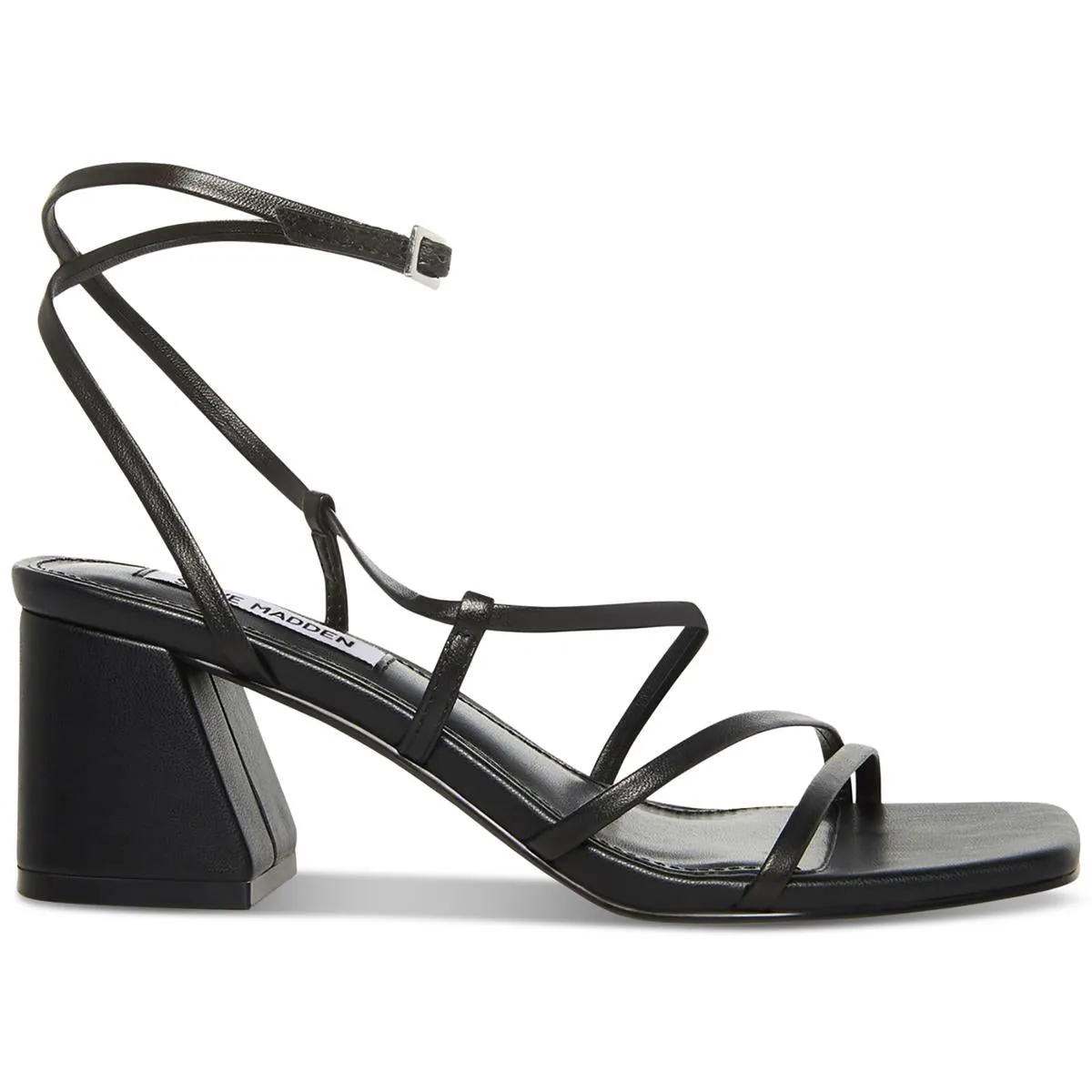 Alyce Womens Leather Open Toe Slingback Sandals