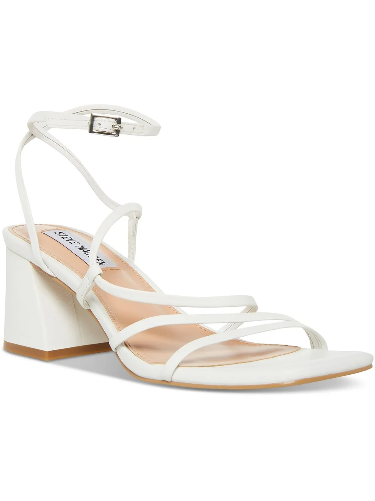 Alyce Womens Leather Open Toe Slingback Sandals
