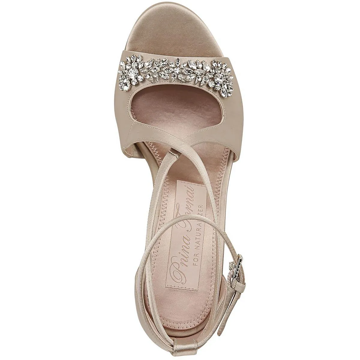 Amor Womens Satin Strappy Heels