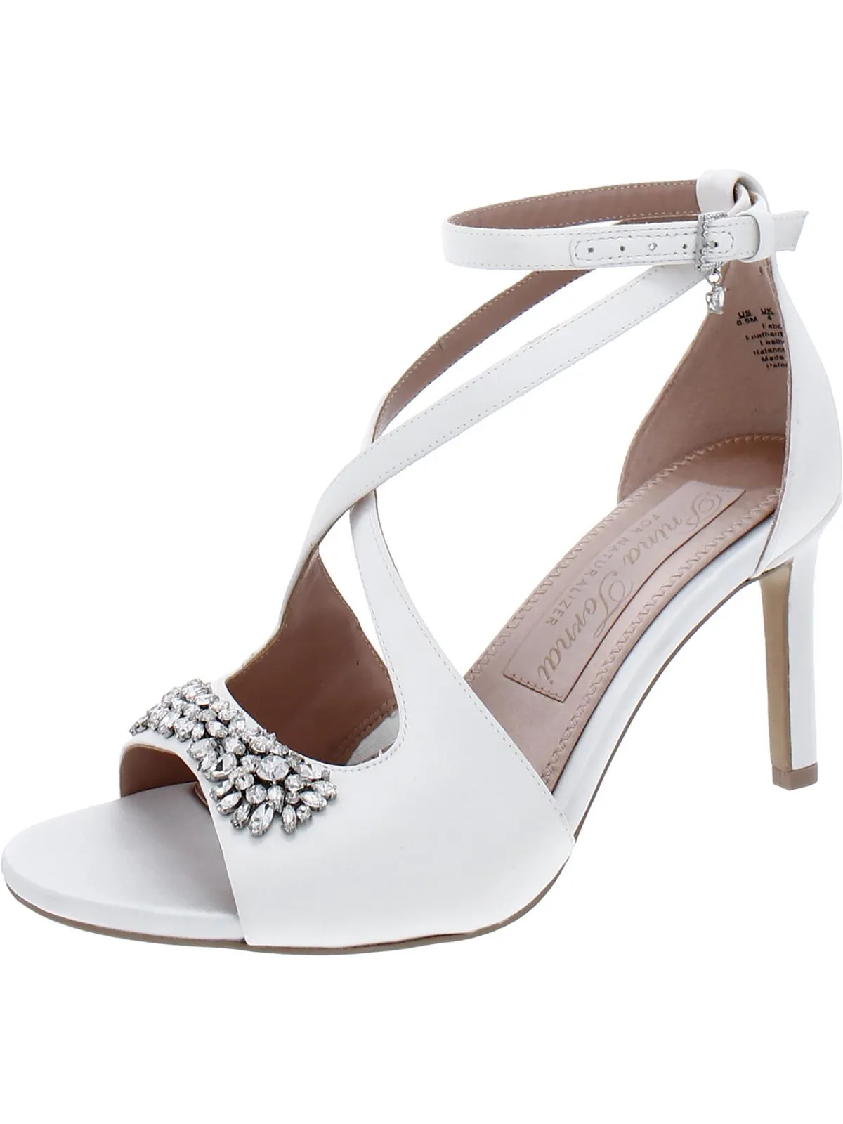 Amor Womens Satin Strappy Heels