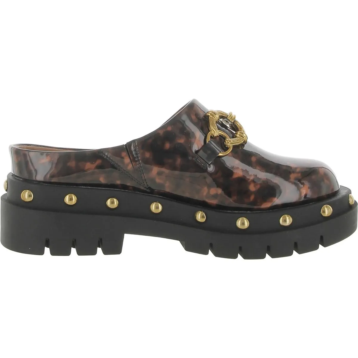 Annie Womens Padded Insole Embossed Clogs