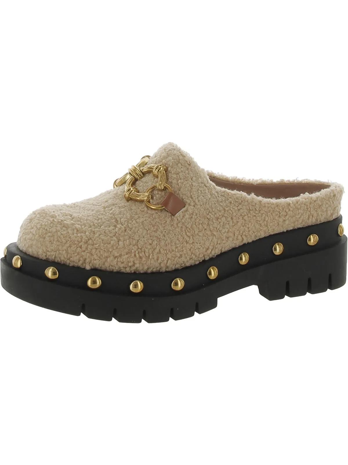 Annie Womens Padded Insole Embossed Clogs
