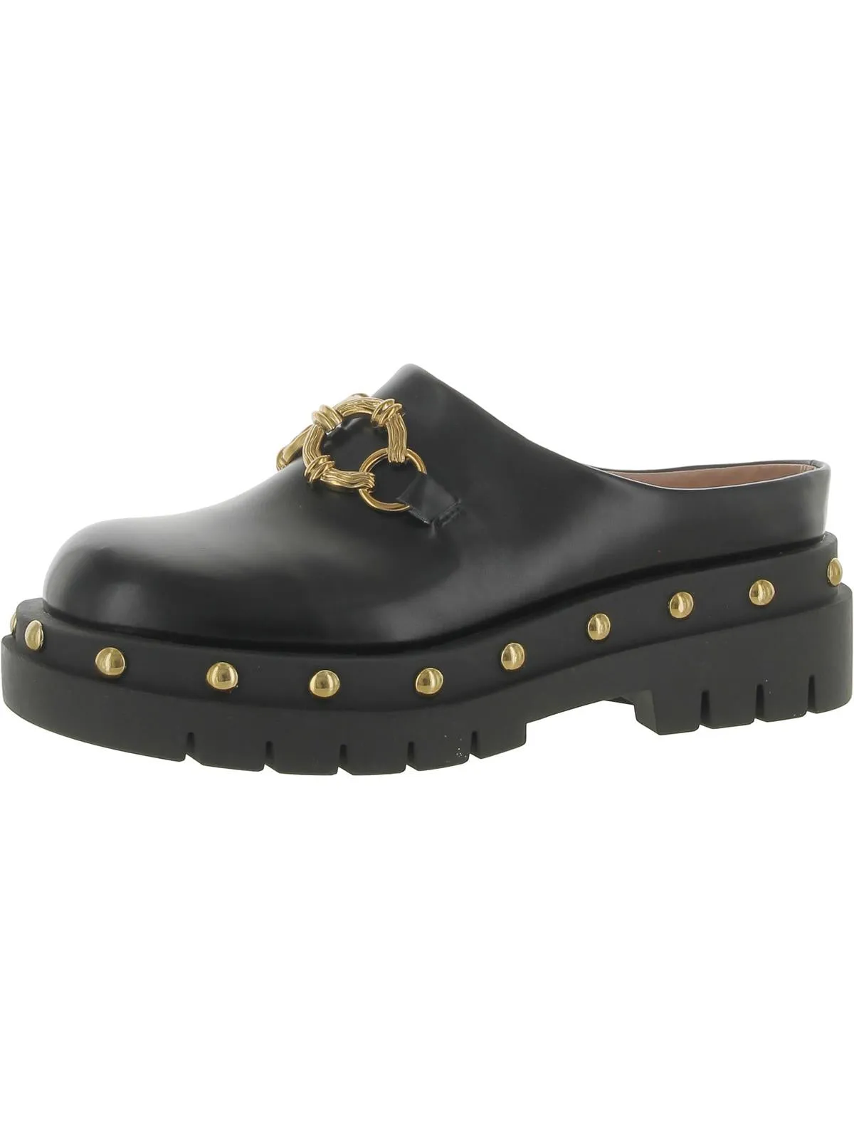 Annie Womens Padded Insole Embossed Clogs
