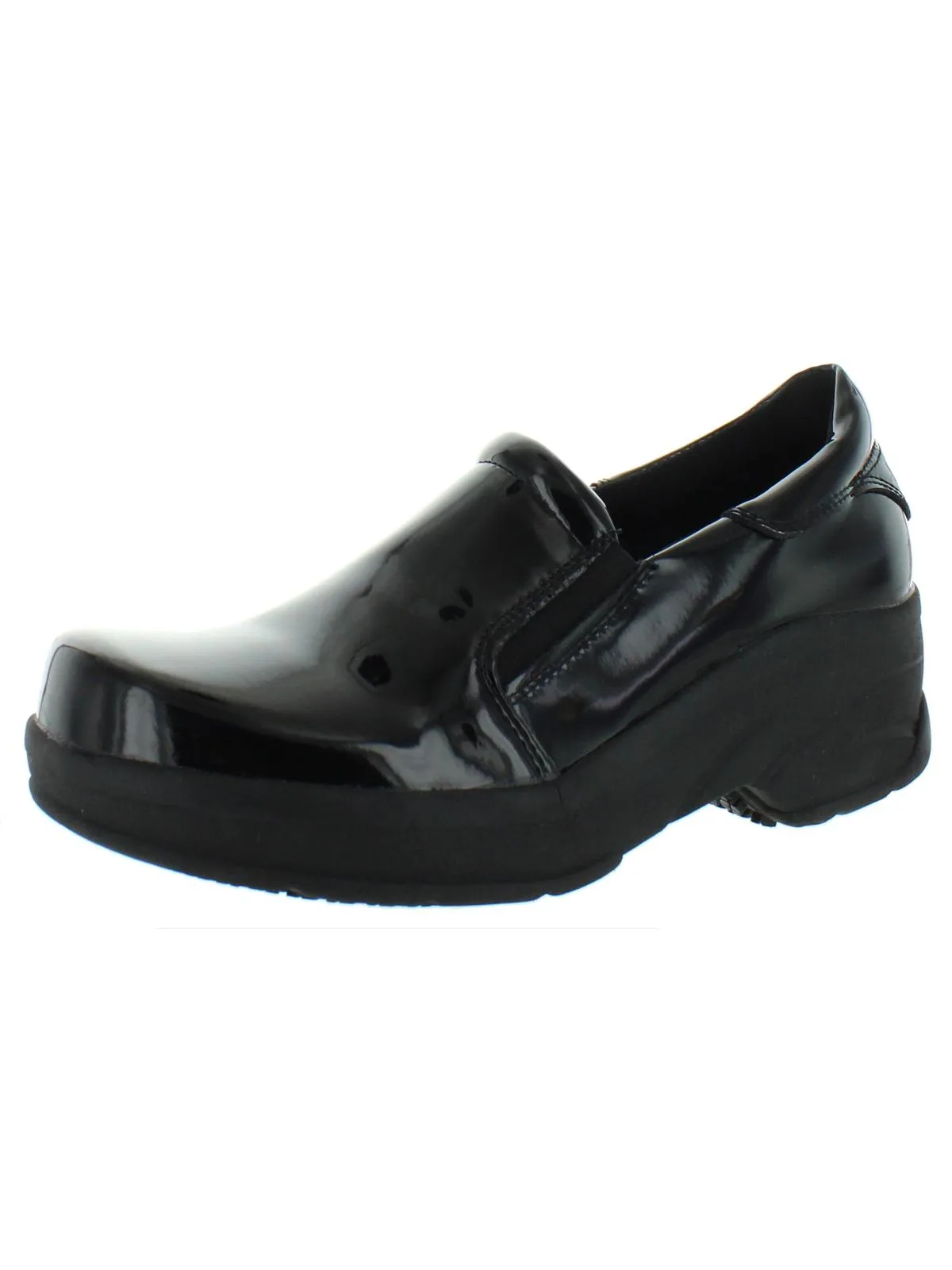 Appreciate Womens Patent Leather Comfort Clogs