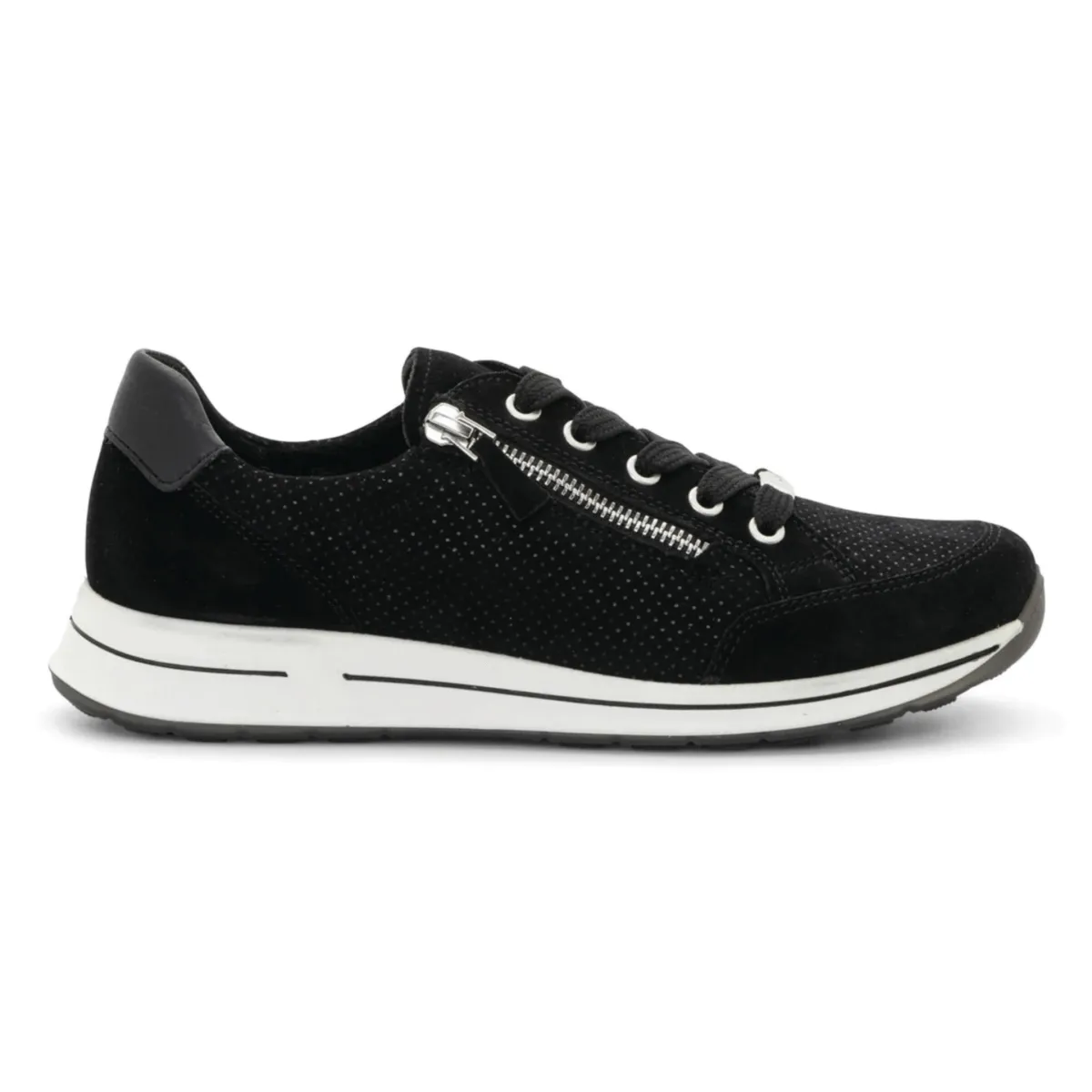 Ara Women's Oleanna Black Puntikid Suede