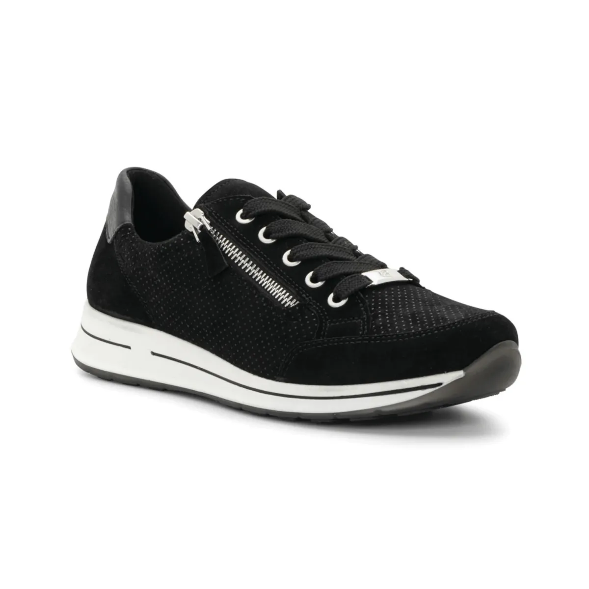 Ara Women's Oleanna Black Puntikid Suede