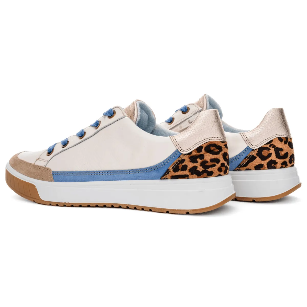 Ara Women's Rom 2.0 Cream/Sand/Blue Suede
