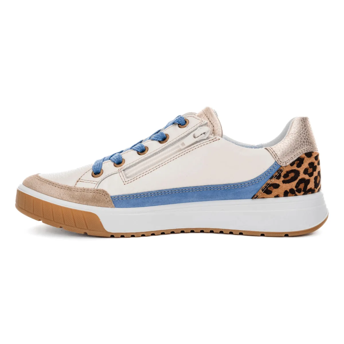 Ara Women's Rom 2.0 Cream/Sand/Blue Suede