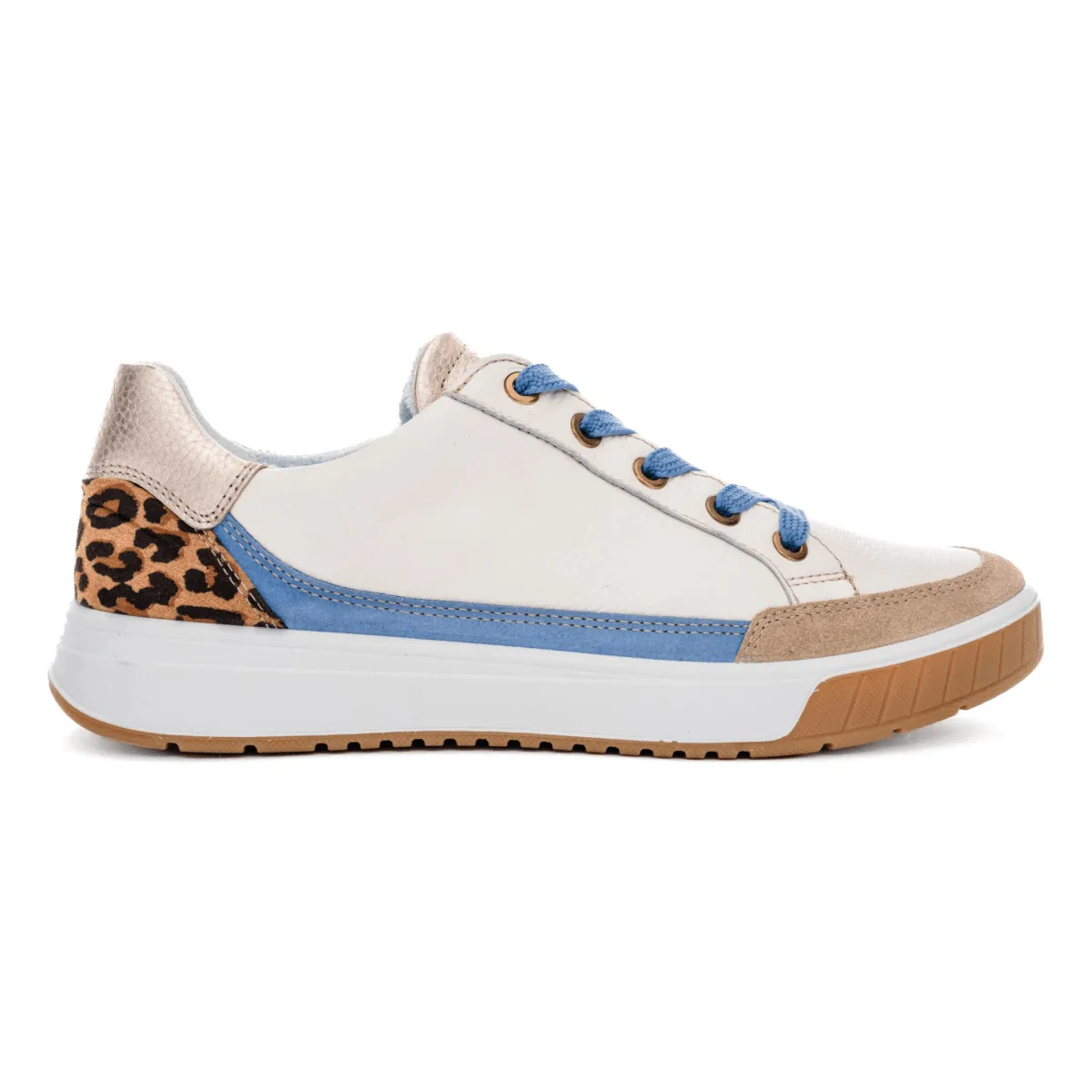 Ara Women's Rom 2.0 Cream/Sand/Blue Suede