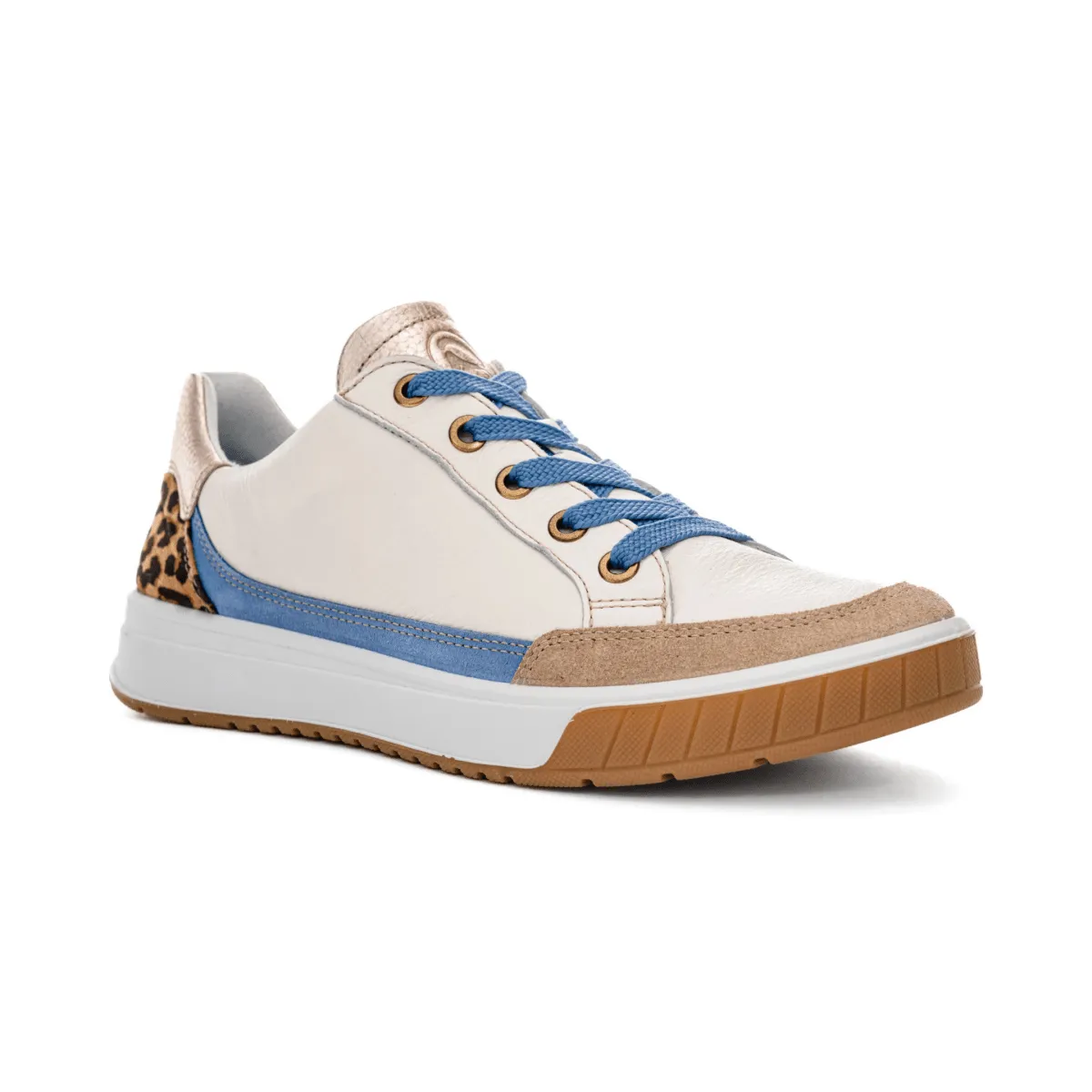 Ara Women's Rom 2.0 Cream/Sand/Blue Suede