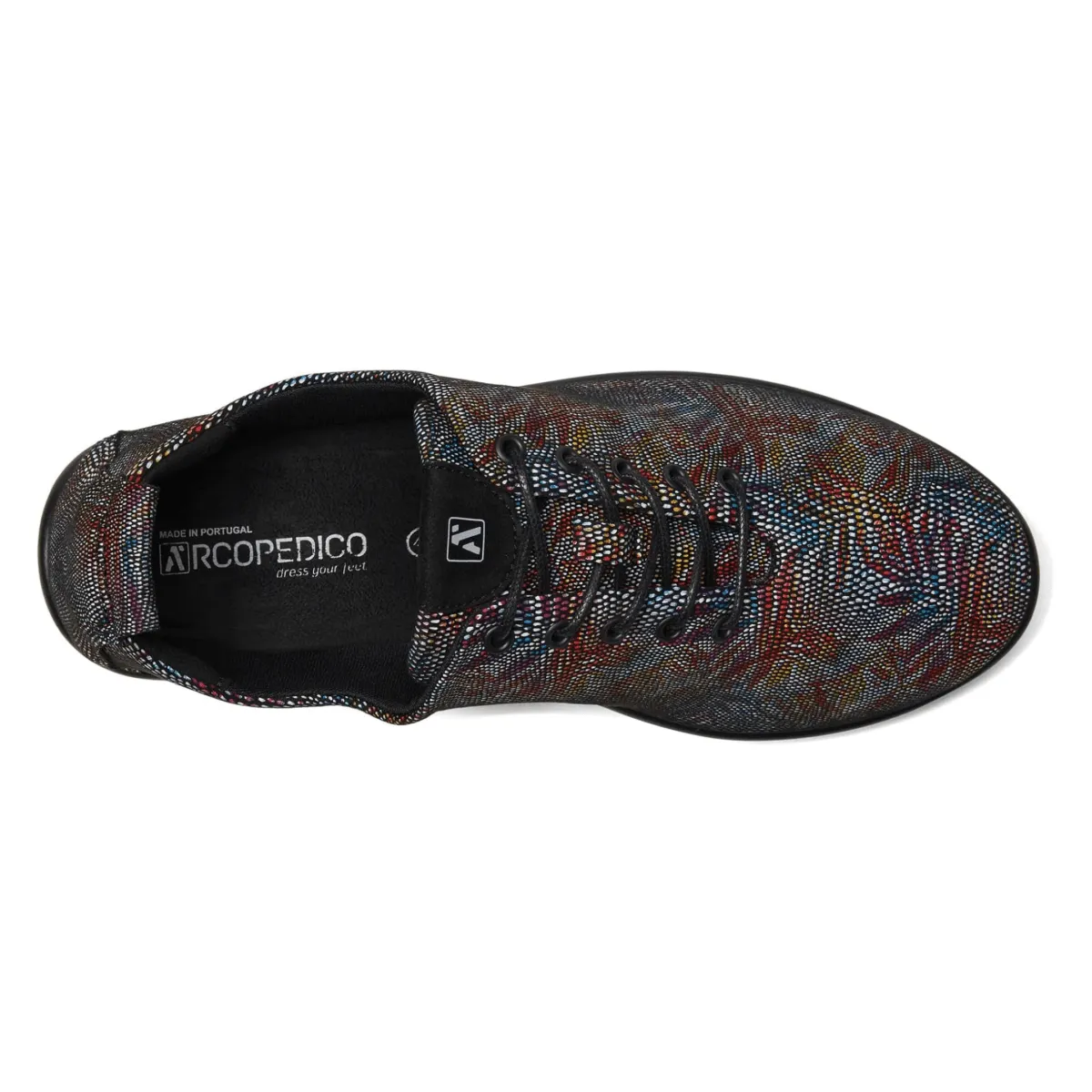 Arcopedico Women's Lanin Black Palm Multi
