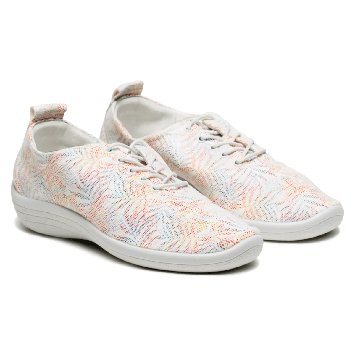 Arcopedico Women's Lanin White Palm Multi