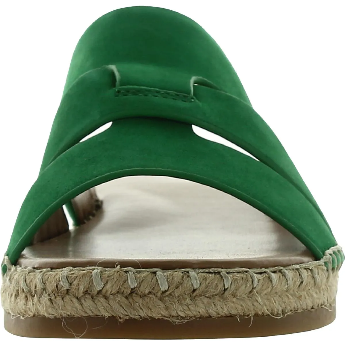 Arden Womens Leather Slip On Slide Sandals