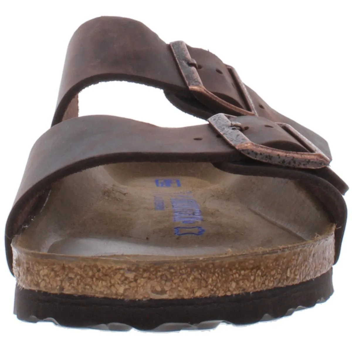 Arizona Womens Nubuck Slide Footbed Sandals