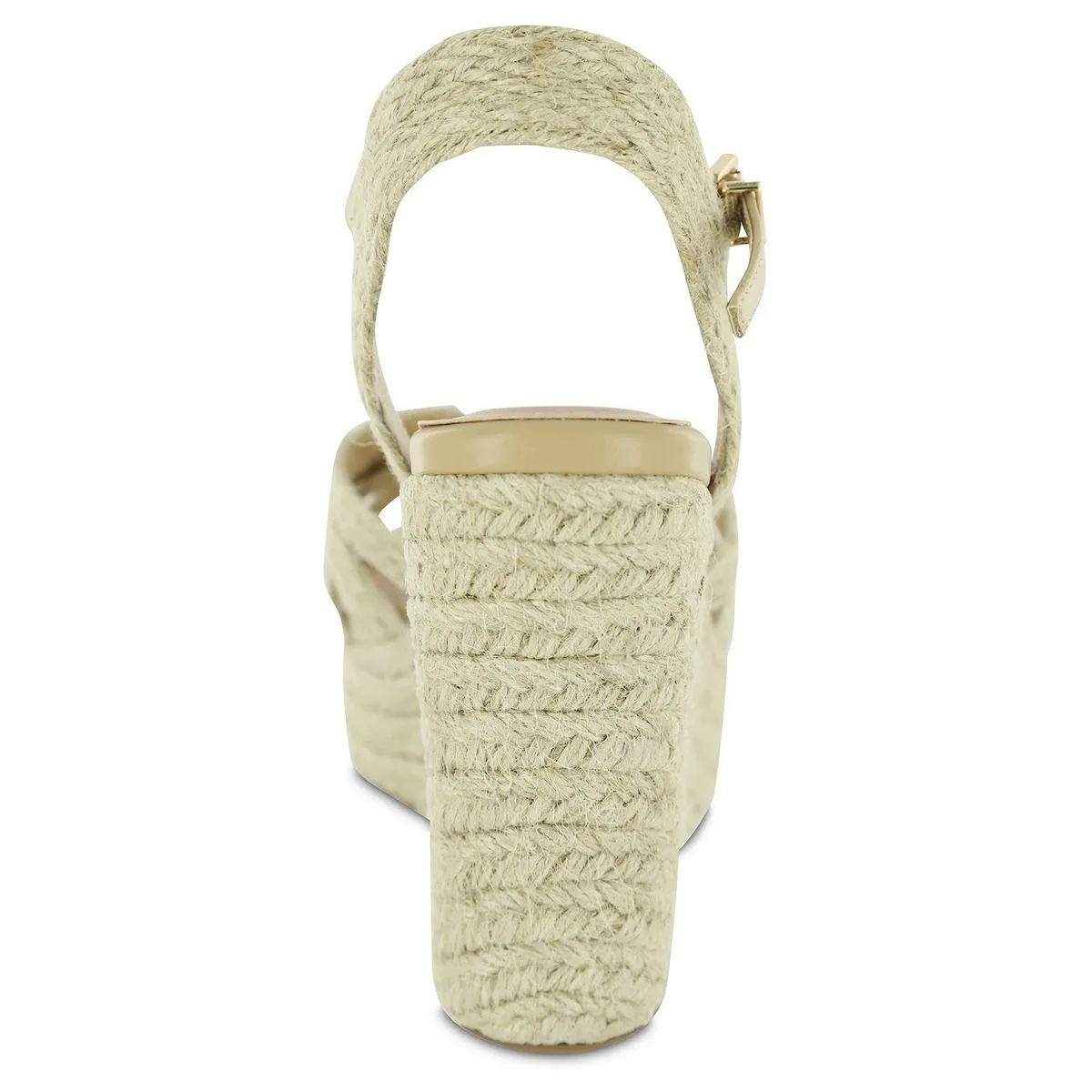 Ashlee Womens Strappy Knot-Front Wedge Sandals