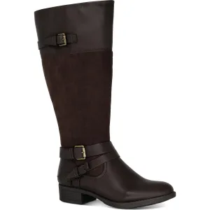 Ashliie Womens Faux Leather Fashion Dress Boots