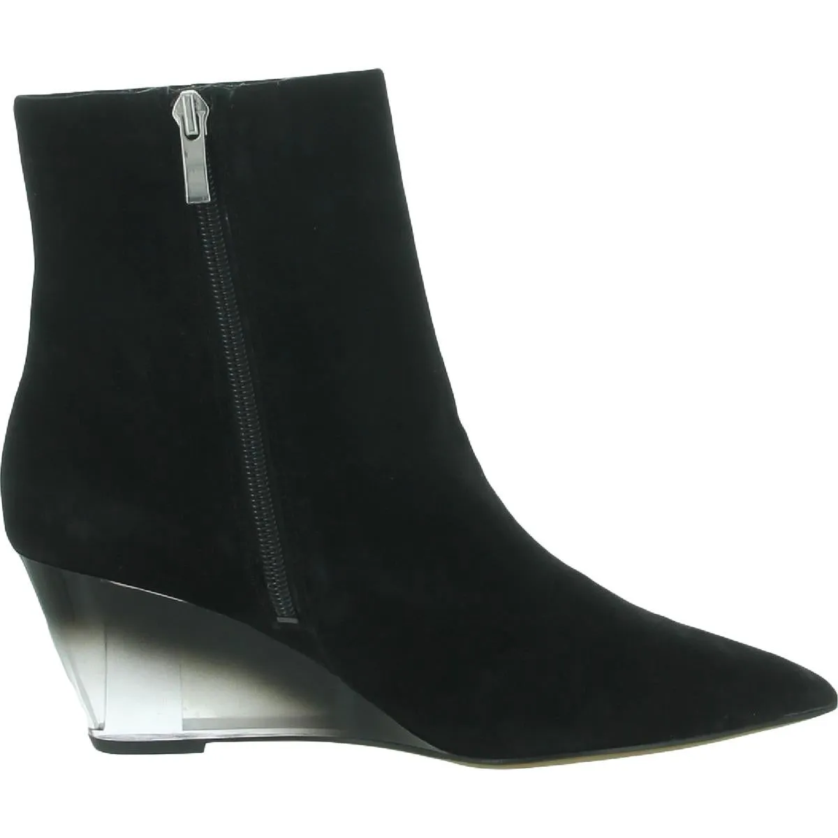 Athens Womens Leather Pointed Toe Ankle Boots