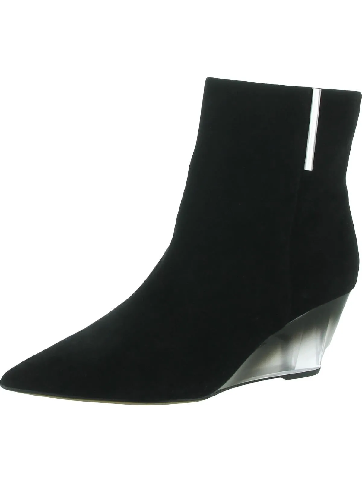 Athens Womens Leather Pointed Toe Ankle Boots