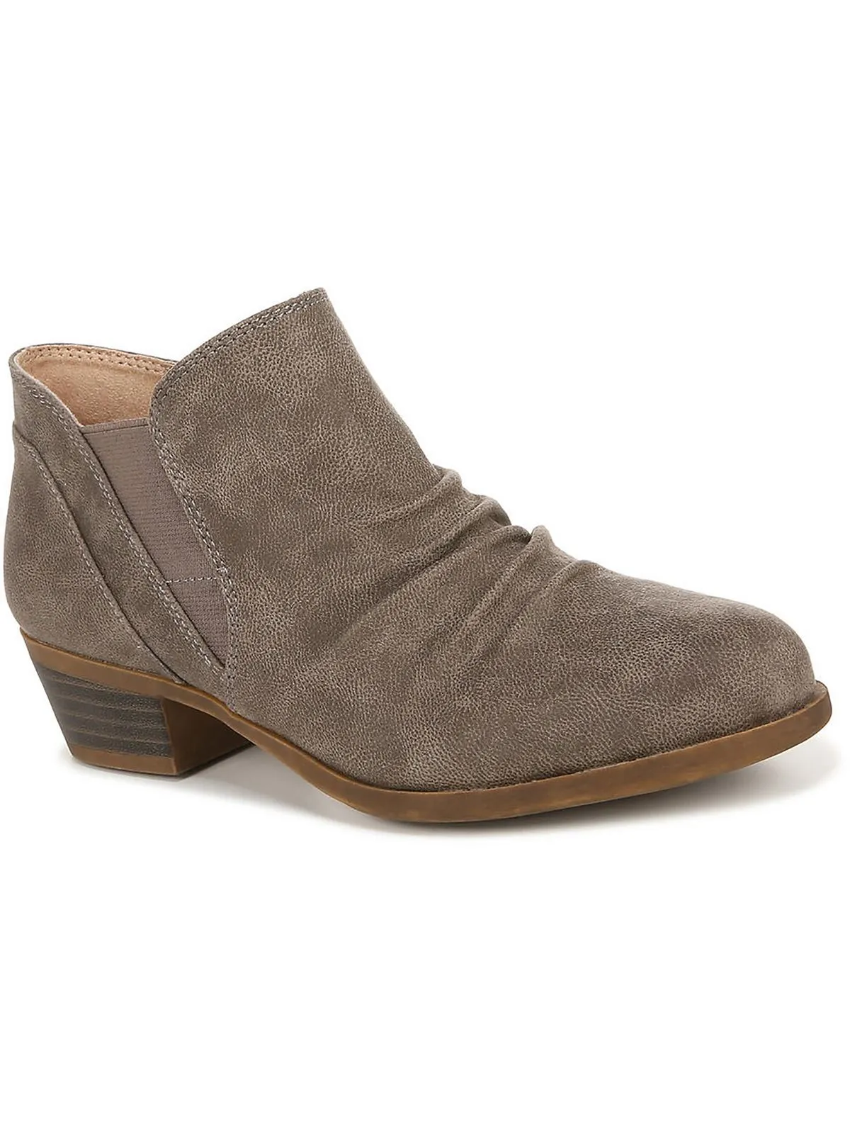 Aurora Womens Memory Foam Block Heel Ankle Boots