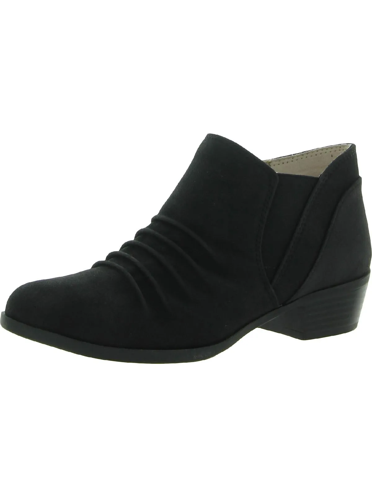 Aurora Womens Memory Foam Block Heel Ankle Boots