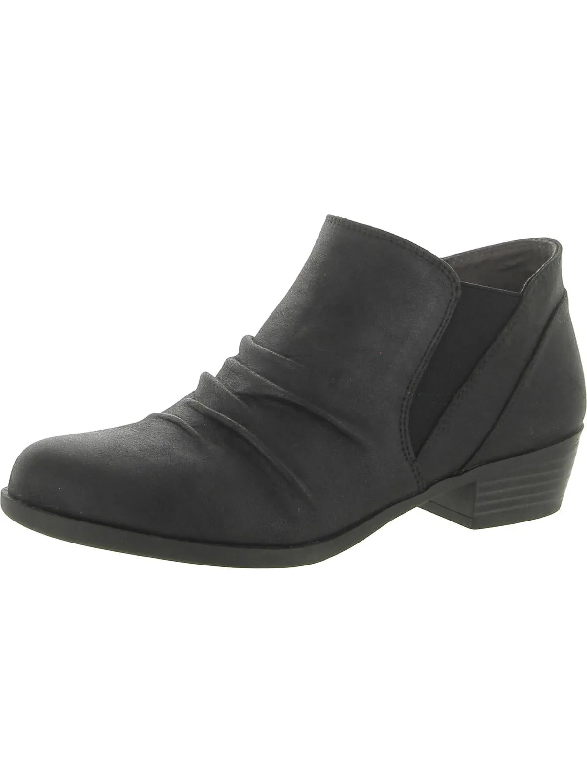 Aurora Womens Memory Foam Block Heel Ankle Boots