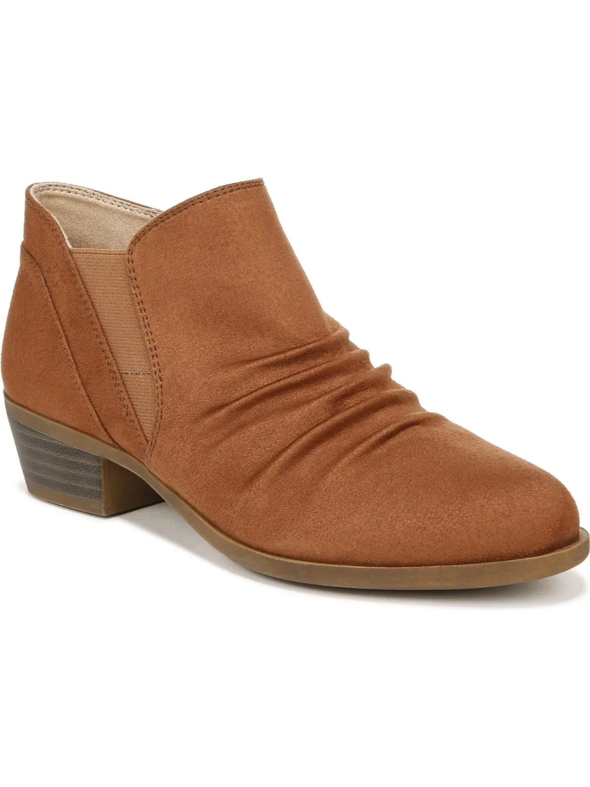 Aurora Womens Memory Foam Block Heel Ankle Boots
