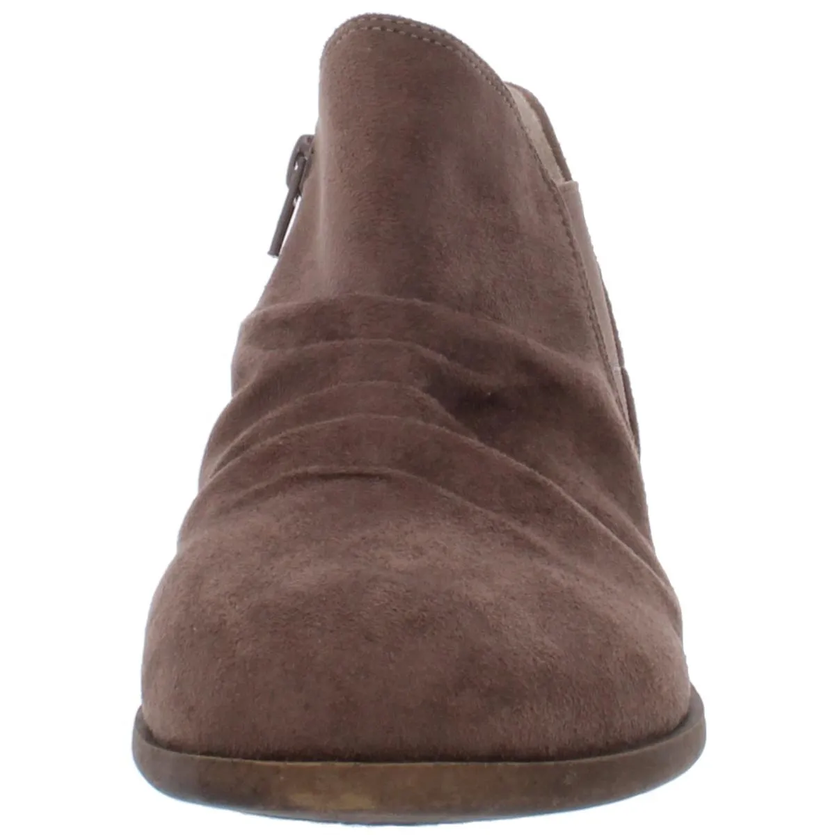 Aurora Womens Memory Foam Block Heel Ankle Boots