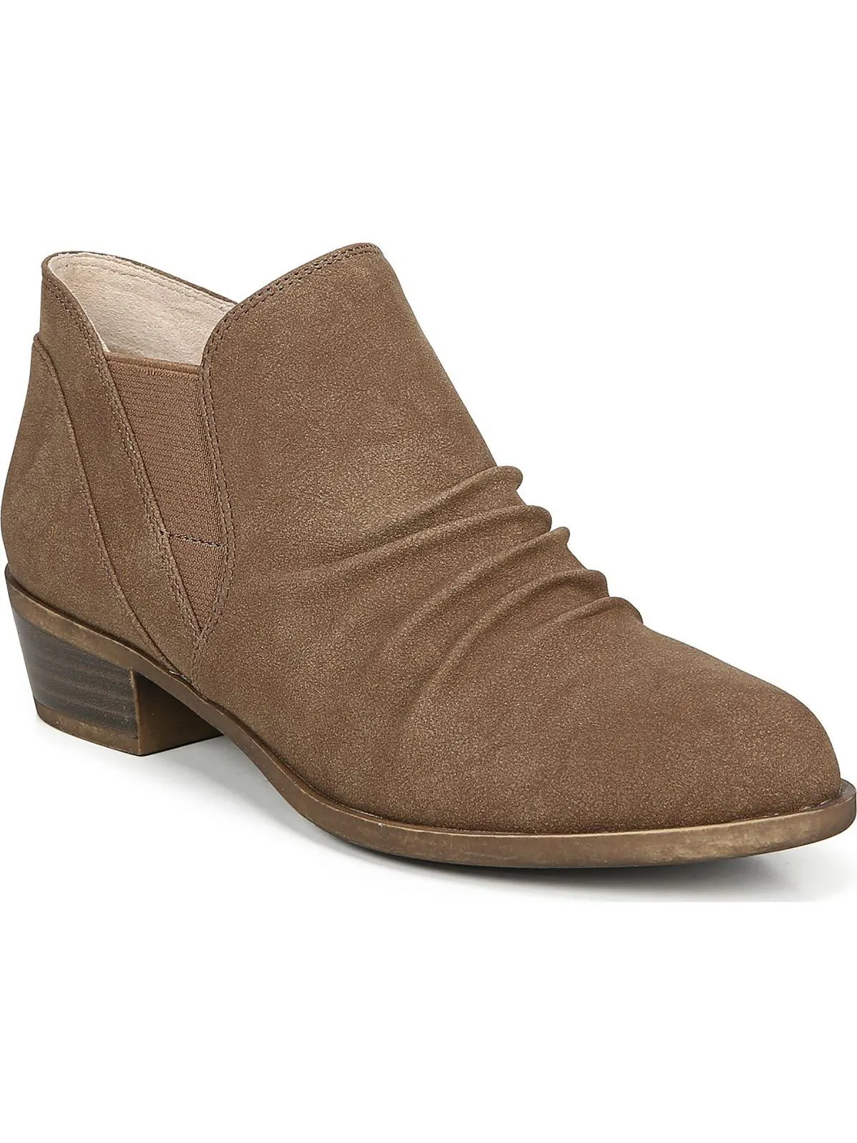 Aurora Womens Memory Foam Block Heel Ankle Boots
