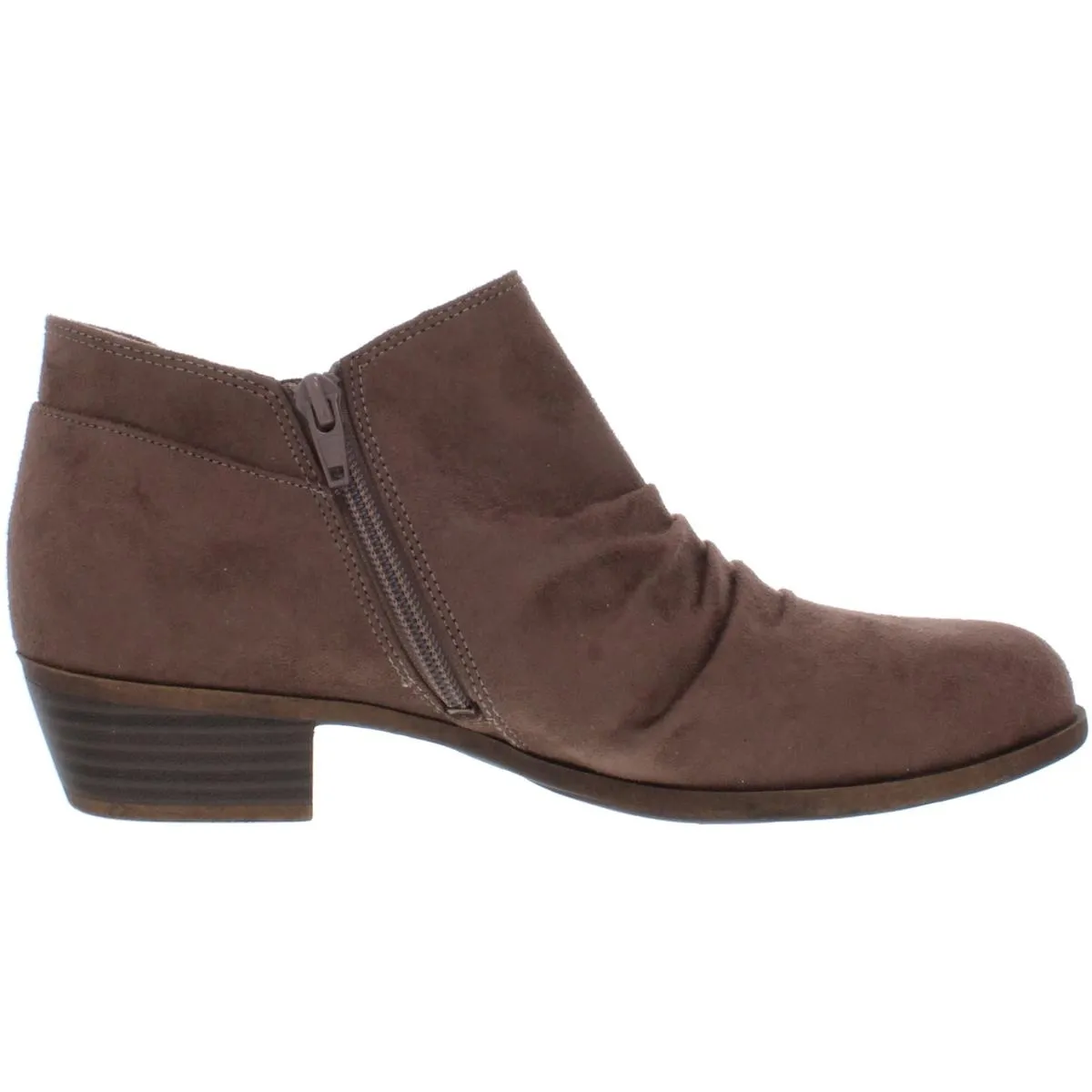 Aurora Womens Memory Foam Block Heel Ankle Boots