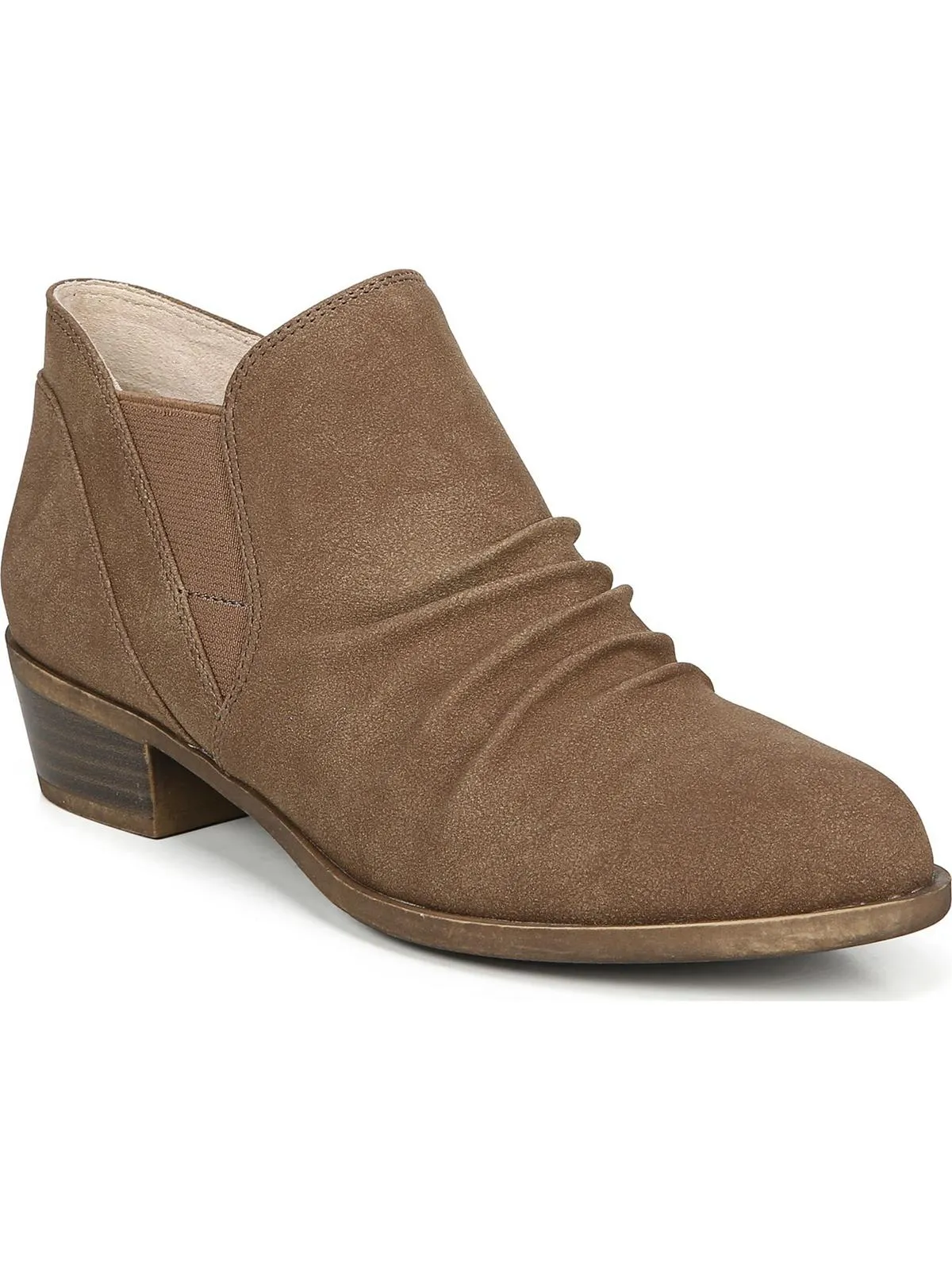 Aurora Womens Memory Foam Block Heel Ankle Boots