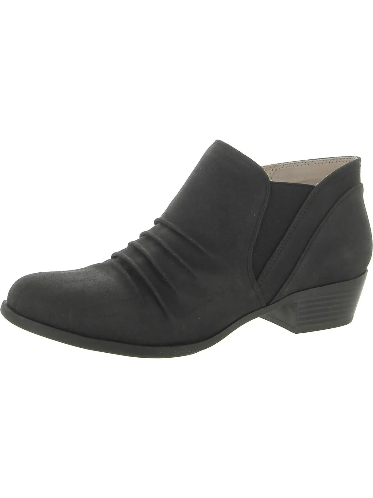 Aurora Womens Memory Foam Block Heel Ankle Boots