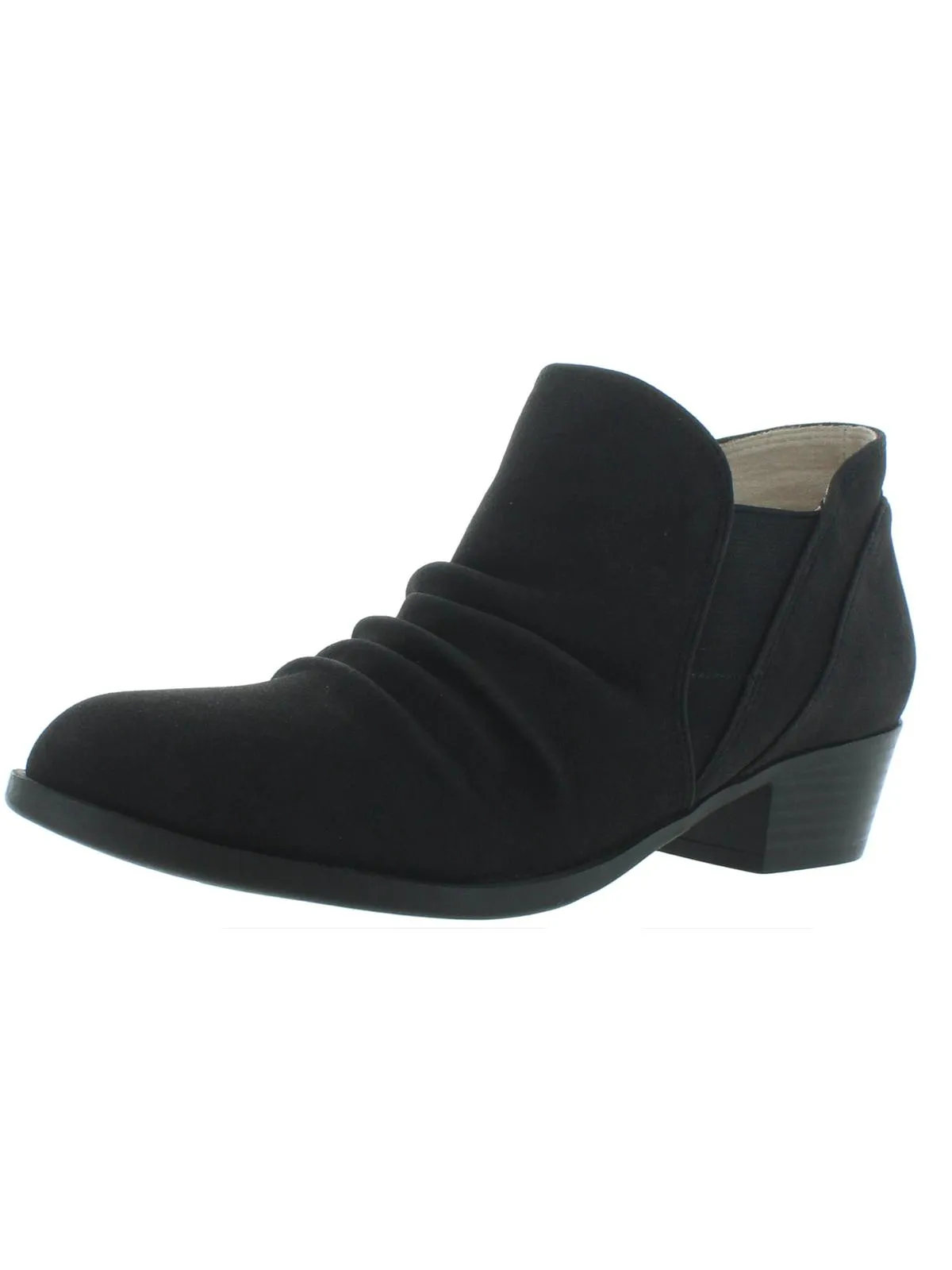 Aurora Womens Memory Foam Block Heel Ankle Boots