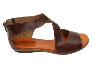 Balatore Donna Womens Comfortable Leather Sandals Made In Brazil Balatore Shoes