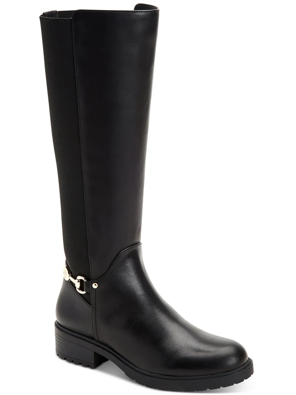 Barnibee Womens Leather Riding Knee-High Boots